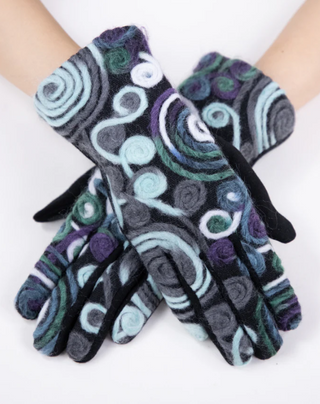 Canvas Scroll Gloves