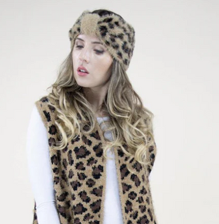 Cheetah Bow Headband