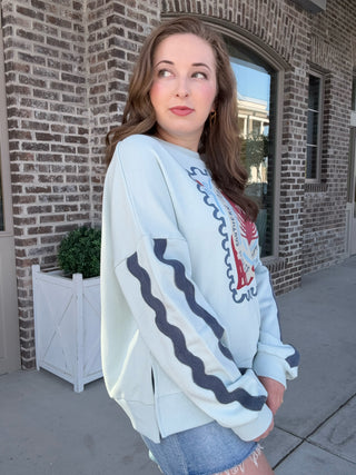Salty Stamp Pullover - barndoorboutiquetn