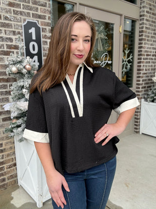 Academy Stripe Tunic - barndoorboutiquetn