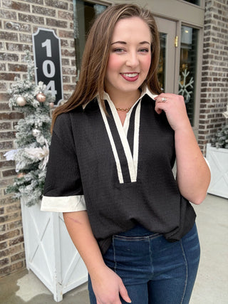 Academy Stripe Tunic - barndoorboutiquetn