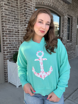 Seafoam Serenity Sweatshirt - barndoorboutiquetn
