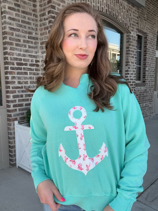 Seafoam Serenity Sweatshirt - barndoorboutiquetn