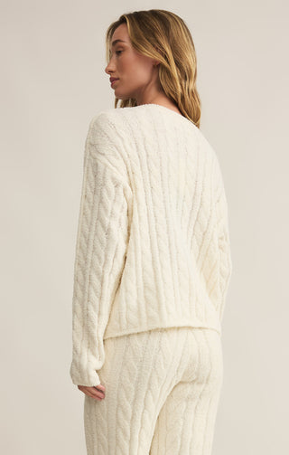 Z Supply Carol Cable Knit LS - barndoorboutiquetn