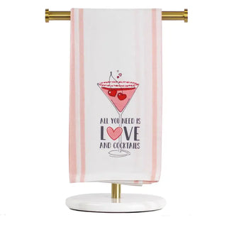 Love & Cocktails Hand Towel - barndoorboutiquetn