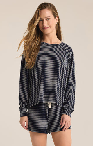 Staying In Stripe LS Top - barndoorboutiquetn