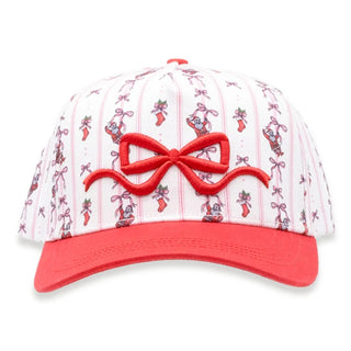 Candy Cane Lane Bow Cap - barndoorboutiquetn