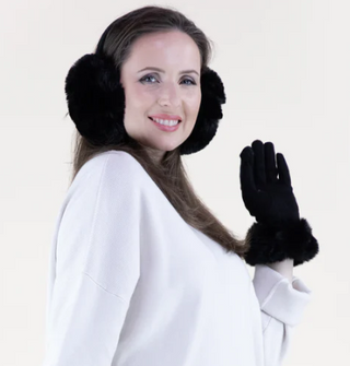 Velvet Snow Earmuffs