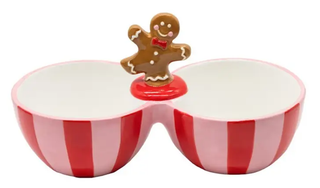Double Bowl Gingerbread Dish - barndoorboutiquetn