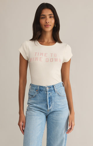 Z Supply Wine Down Cheeky Tee - barndoorboutiquetn