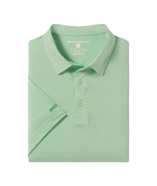 Fairway Stripe Polo - barndoorboutiquetn