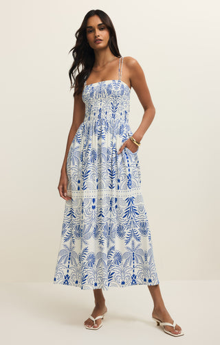 Z Supply Naudine Palm Maxi Dress - barndoorboutiquetn