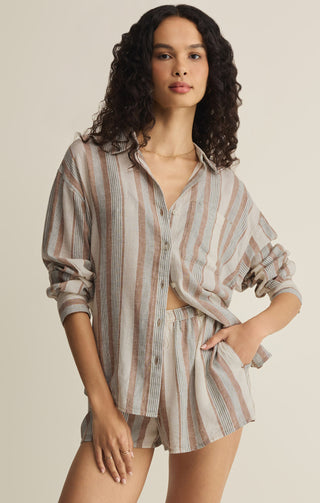 Z Supply Island Coconut Button Up