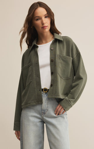 Z Supply All Day Cropped Jacket - barndoorboutiquetn