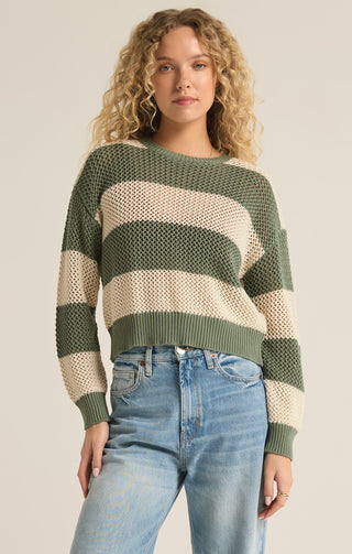 Broadbeach Stripe Sweater - barndoorboutiquetn