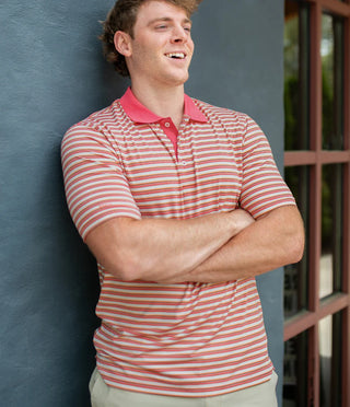 Somerset Stripe Polo - barndoorboutiquetn