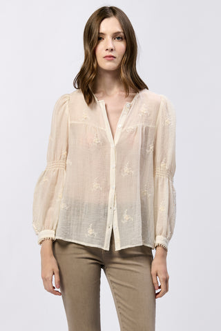 Dear John Anna Lisa Blouse - barndoorboutiquetn