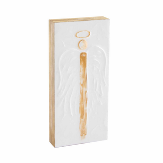 Tall Gold Angel Block - barndoorboutiquetn