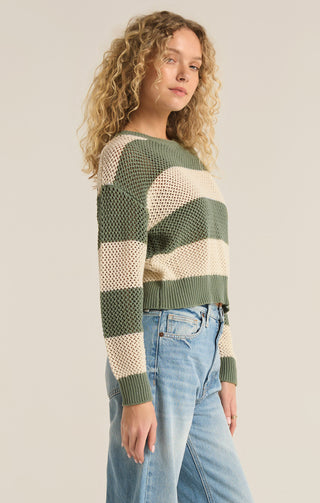 Broadbeach Stripe Sweater - barndoorboutiquetn