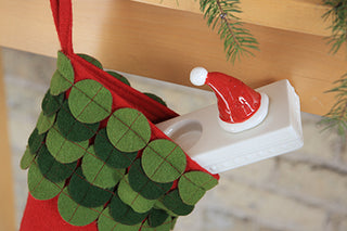 Nora Fleming Mini: Santa Stops Here - barndoorboutiquetn