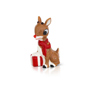 Nora Fleming Mini: Rudolph The Red-Nosed Reindeer - barndoorboutiquetn