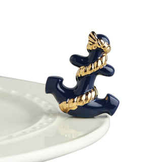 Nora Fleming Mini: Anchors Aweigh - barndoorboutiquetn